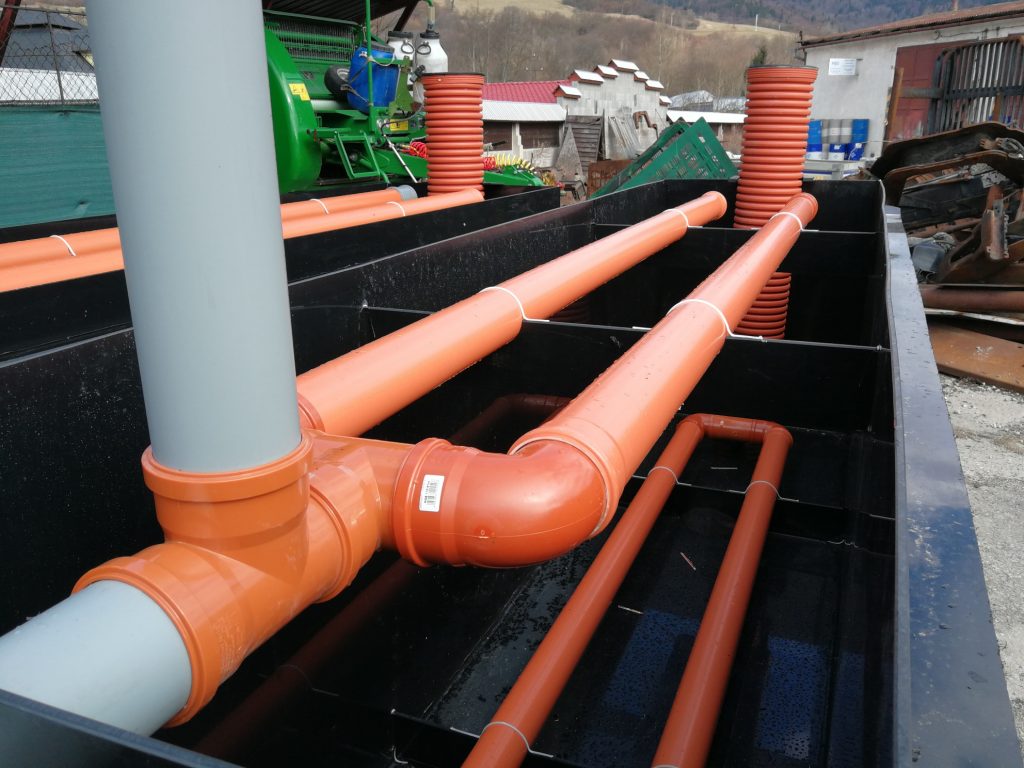 Zemný filter za septik na dočistenie odpadovej vody