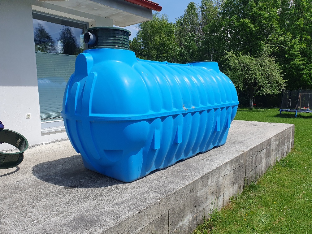 BOLT 3500 litrov štandard plastová nádrž na daždovú vodu
