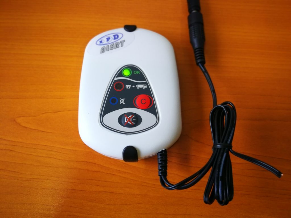 Gm-SII signalizácia do žumpy v bielej farbe