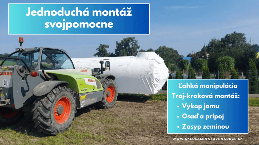 Ľahká váha oproti betónovým nádržiam avšak rovnaká pevnosť