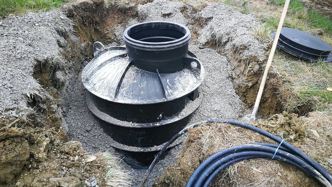 Montáž vodomernej šachty DN 1200 PE PRO do výkopu