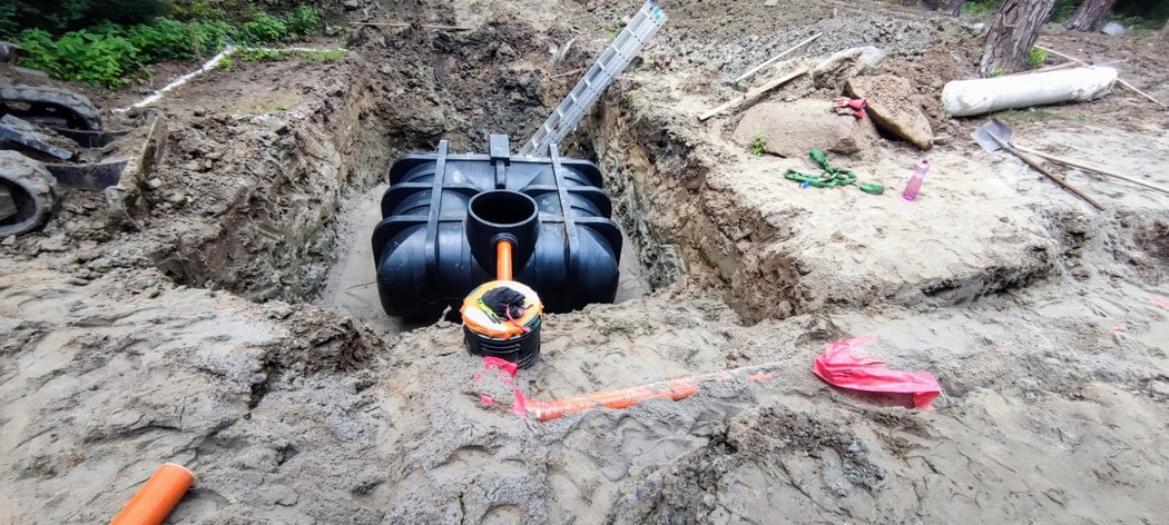 Technický detail filtračnej šachty STRONG