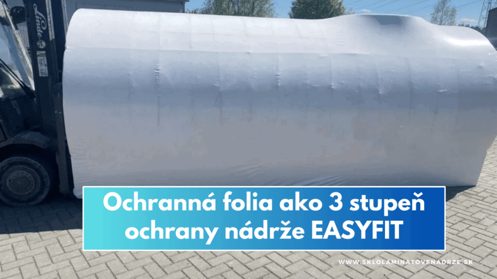 ochranná folia slúžiaca ako 3 vrstva ochrany nádrže pred poškodením, UV žiarením