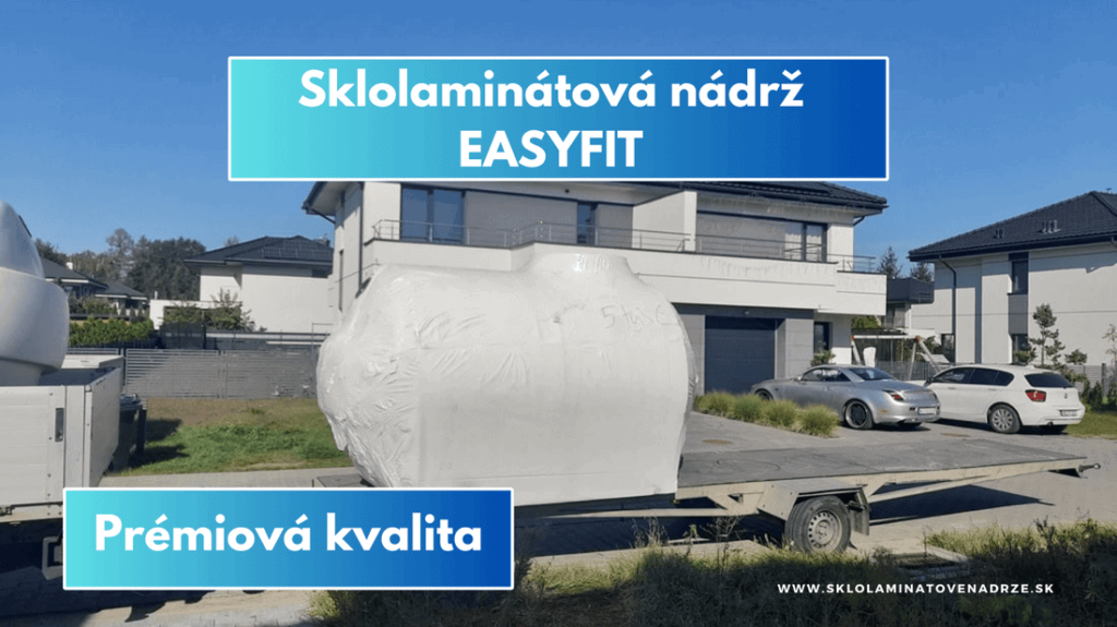 Nádrž na dažďovú vodu alebo žumpa pre rodinné domy