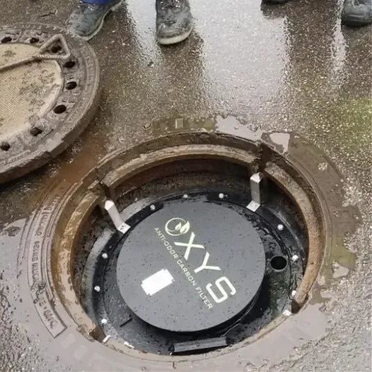 Montáž protizápachového filtra OXYS pod poklop