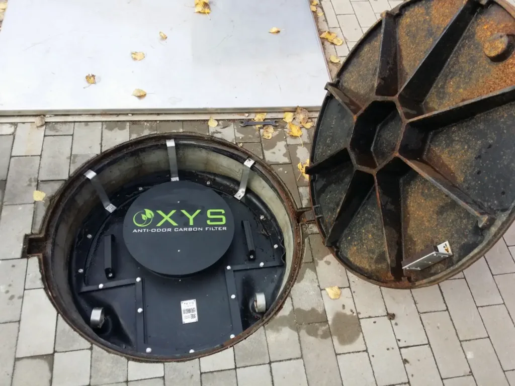 Protizápachový filter OXYS 600 pod poklop