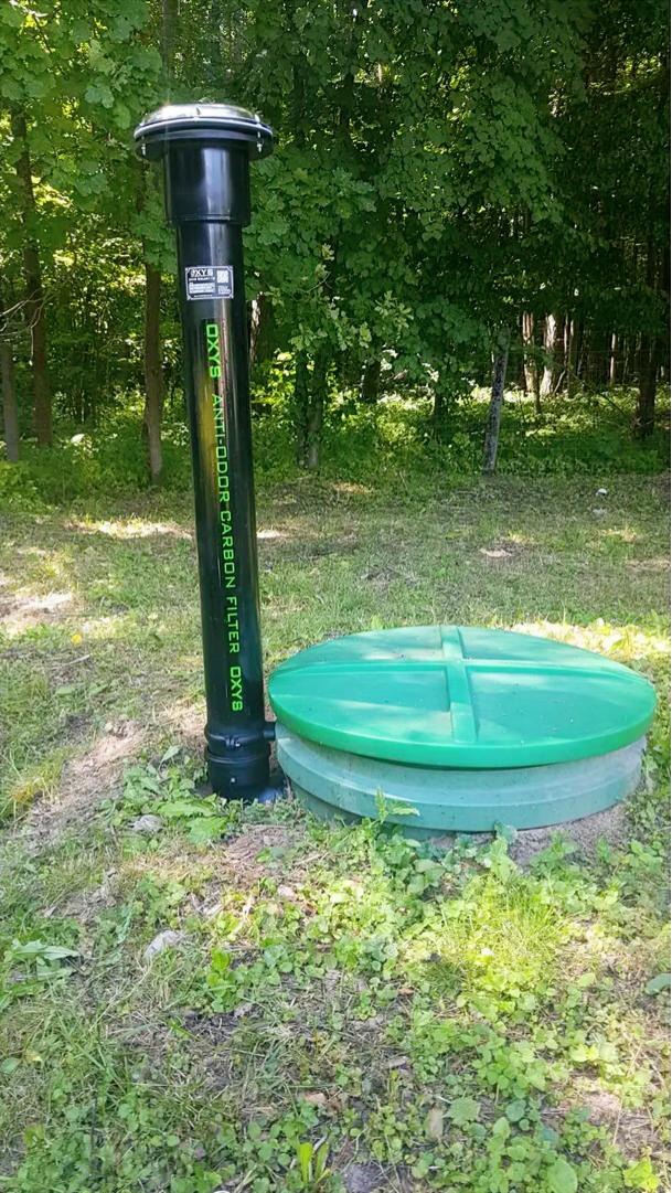 Technické parametre komínového filtra proti zápachu OXYS