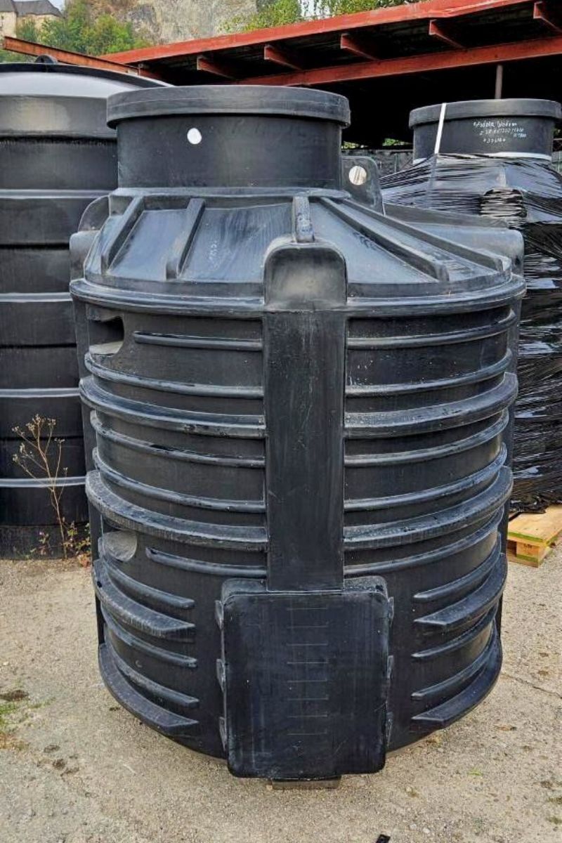 Technické rozmery vodomernej šachty DN 1200 PE PRO